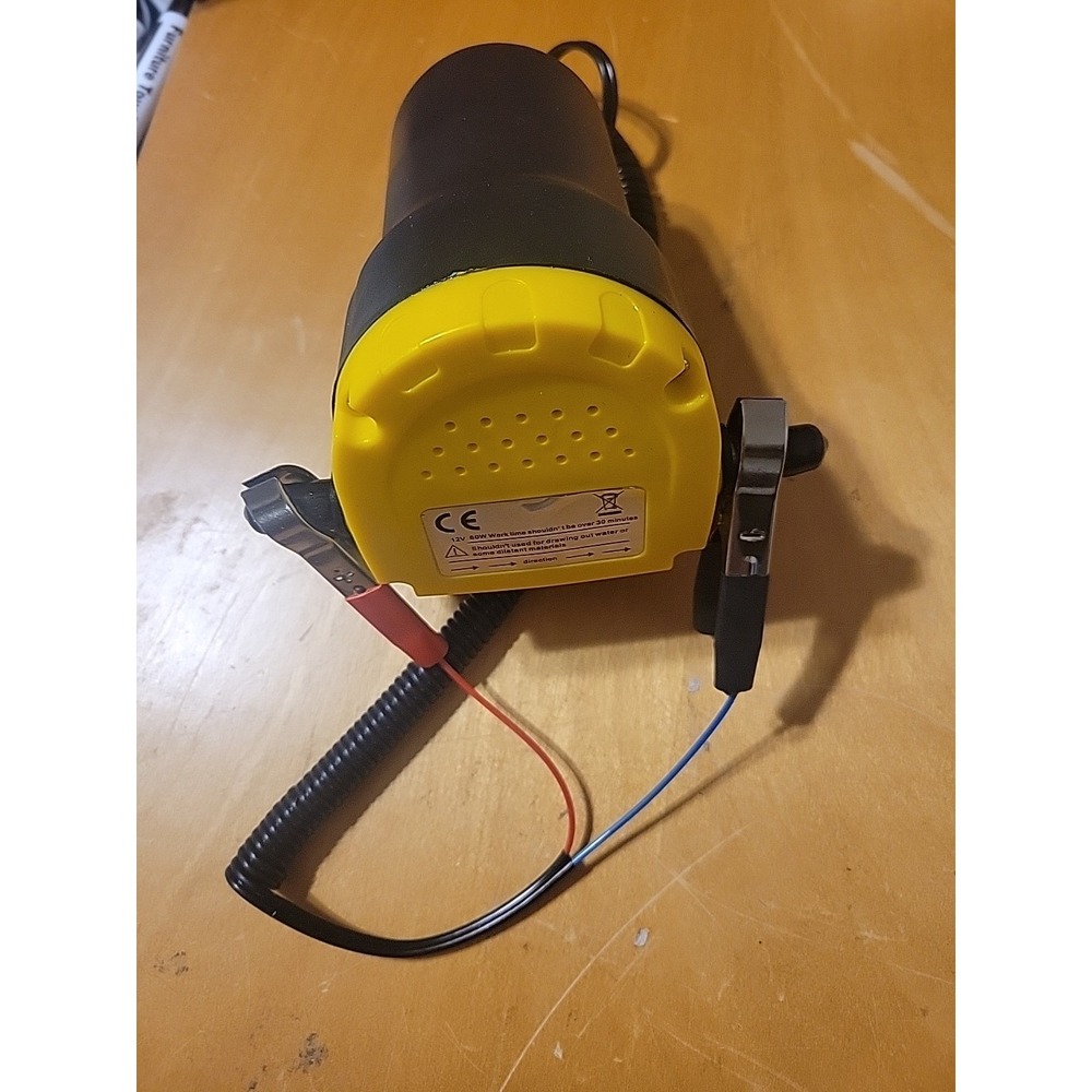 12V 60W Oil‎ Diesel Fuel Fluid Extractor Electric Transfer Scavenge Suction Pump